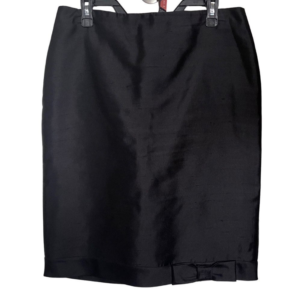 NWT Talbots Silk & Wool Blend Bow Detail Skirt